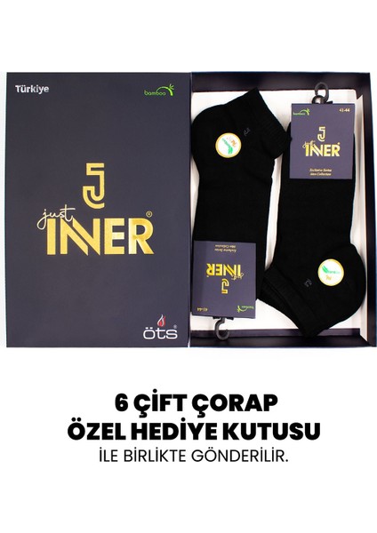 Erkek Çorap 6'lı Patik (Bambu) modelleri