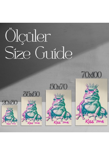 Kraliyet Kurbağası Soyut Sanat Tablosu modelleri