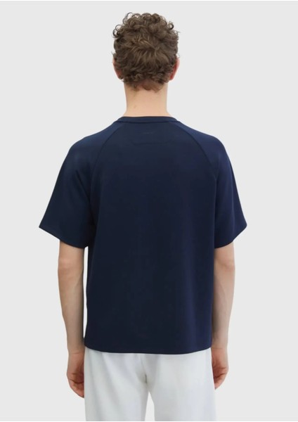 Lacivert Bisiklet Yaka Düz Sweatshırt fırsatları