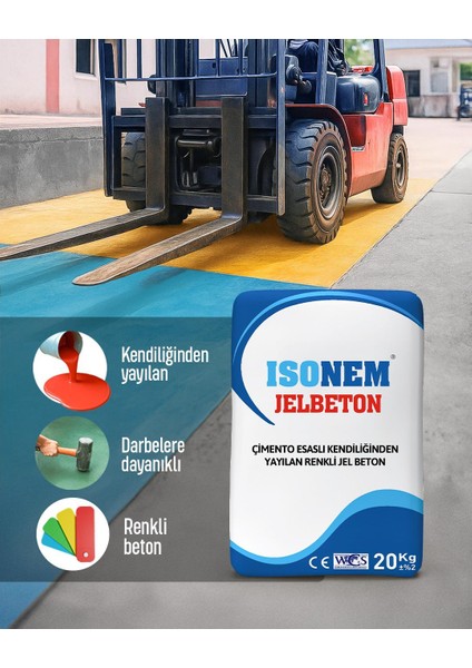Jelbeton 20KĞ Mavi 1 Adt