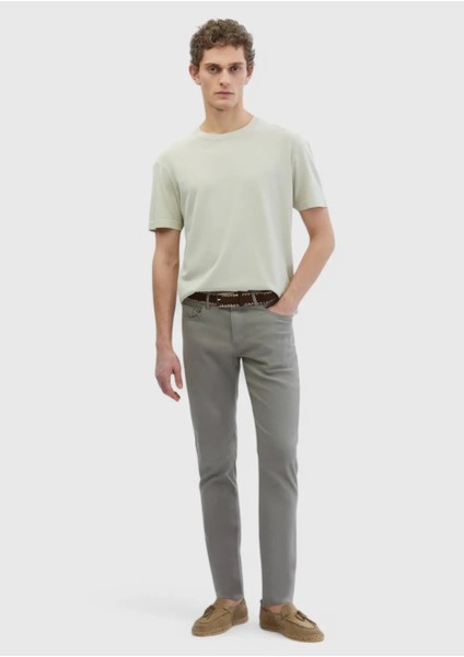 Bej Bisiklet Yaka Düz Örgü Triko modelleri