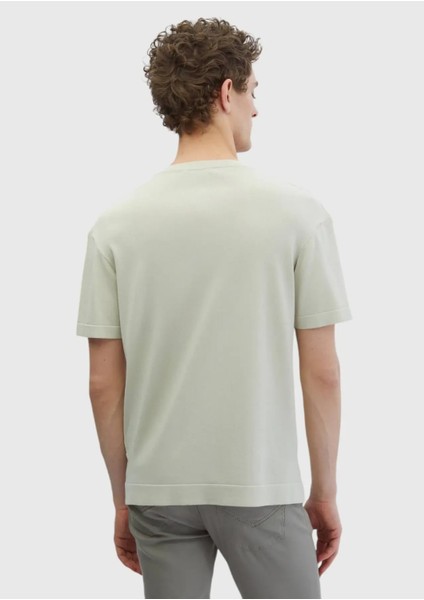 Bej Bisiklet Yaka Düz Örgü Triko indirimleri