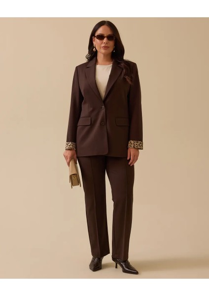 Büyük Beden Cepli Klasik Pantolon Gala-Xi