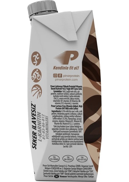 Kahveli Protein Süt 500 ml x 6 Adet fırsatları
