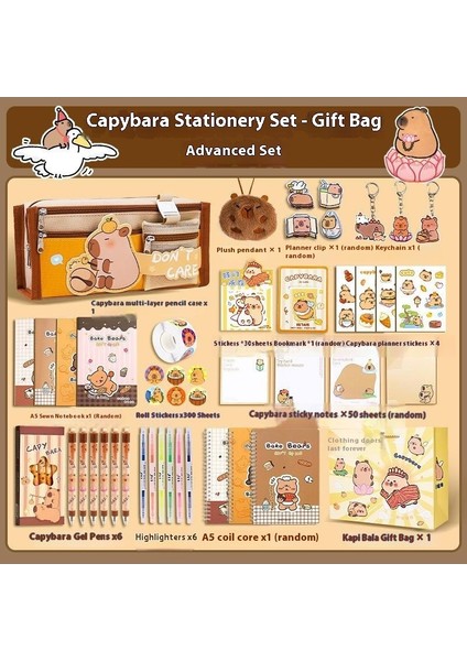 Capia Kırtasiye Seti Yaratıcı Öğrenme Malzemeleri Hediye Kutusu (Yurt Dışından)