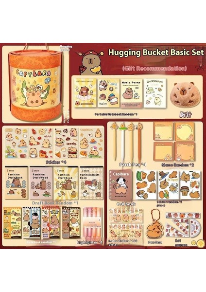 Capia Kırtasiye Seti Yaratıcı Öğrenme Malzemeleri Hediye Kutusu (Yurt Dışından)