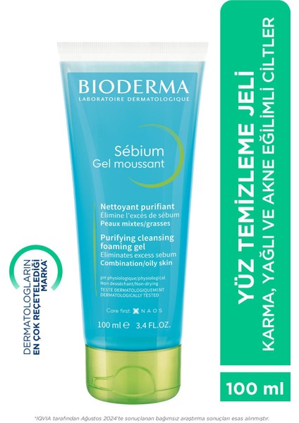 Bioderma Sebium Foaming Gel 100 ml