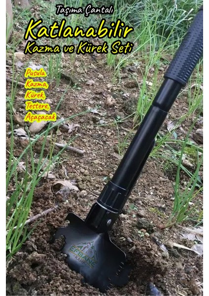 - Katlanabilir Kazma Kürek Seti