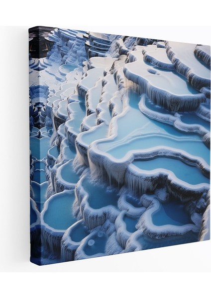 Anadolu Pamukkale Teras Tablosu - Kanvas Tablo - Anadolu Teras Tablosu