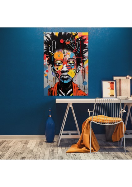 Basquiat Fusion Kanvas Tablo - Dinamik Duvar Sanatı - Sokak Sanatı Kanvas Duvar Sanatı Duvar Dekorasyonu fiyatları