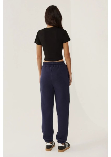 Kadın Basic Jogger Pantolon Lacivert indirimleri
