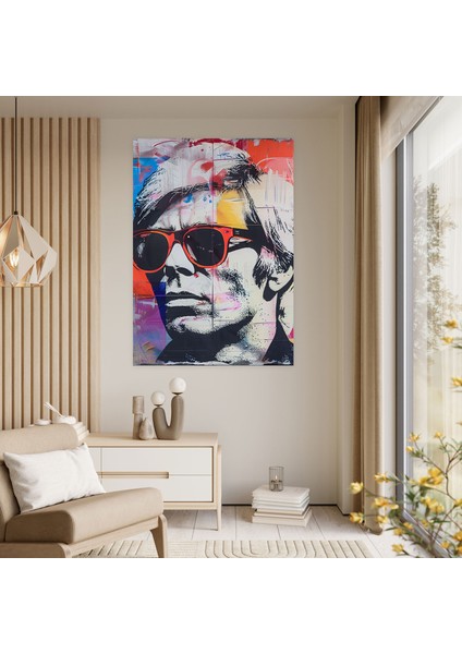 Andy Warhol Tipografi Kanvas Tablo - Ev Dekorasyonu Duvar Dekorasyonu Andy Warhol modelleri