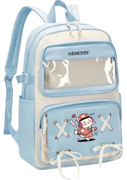 Ilkokul Öğrencileri Okul Çantası Karikatür Sevimli Büyük Kapasiteli Omurga Koruma Yük Azaltma Çocuk Omuz Çantası (Yurt Dışından)