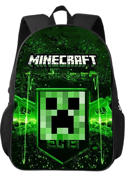 Kampüs Niş Basit Çok Yönlü Ortaokul ve Lise Öğrencileri Okul Çantası Büyük Kapasiteli Omuz Çantası (Yurt Dışından)