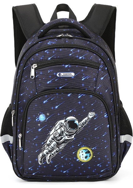 Ilkokul Öğrencileri Okul Çantası 3-6 Sınıflar Karikatür Sevimli Eğlence Omuz Çantası (Yurt Dışından)