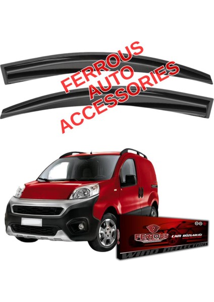 Fiat Fiorino Ferrous Cam Rüzgarlığı 2li Set 2008 ve Üstü