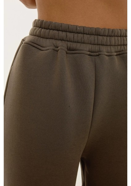 Kadın Basic Esnek Bel Eşofman Gri indirimleri