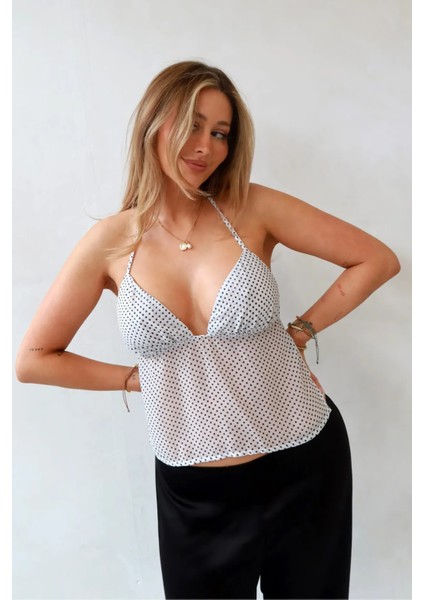 Kadın Gabrielle Derin V-Yaka Bluz Multicolor modelleri