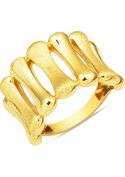 Seren Altın Tasarım Yüzük 14 Ayar