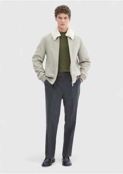 Vizon Regular Fit Casual Dokuma Mont fiyatları