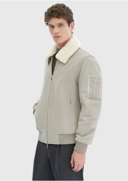 Vizon Regular Fit Casual Dokuma Mont fırsatları