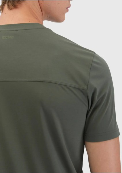 Haki Bisiklet Yaka T-Shirt indirimleri