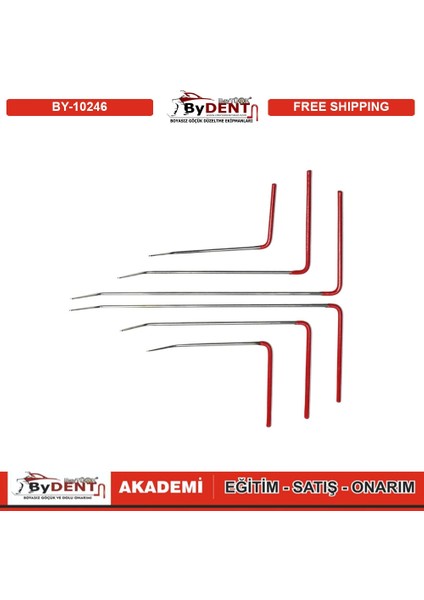 Pdr Boyasız Göçük Düzeltme Kuşak Arası Özel Seri 6 Lı fiyatları