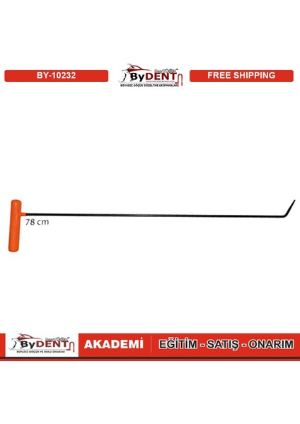 Pdr Boyasız Göçük Düzeltme Özel Tasarım Çubuk 78 cm