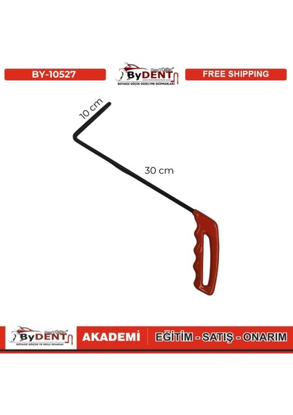 Pdr Boyasız Göçük Düzeltme Çubuğu Dik Açı 10 30 cm modelleri