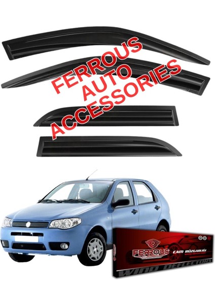 Fiat Palio Ferrous Cam Rüzgarlığı 4lü Set 1996 2012