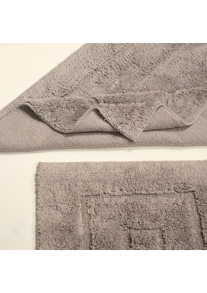 2'li Banyo Paspas Takımı Gri Hann Frames