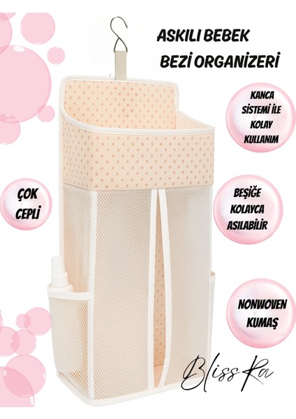 Askılı Bebek Bezi Düzenleyici Organizer (Beşiğe Asılabilir) -Puantiyeli– Özel Tasarım fiyatları