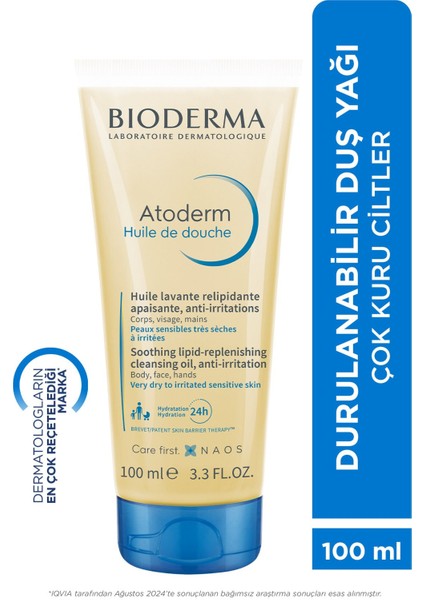 Bioderma Atoderm Ultra Nourrissant Anti-Irritations Duş Yağı 100 ml