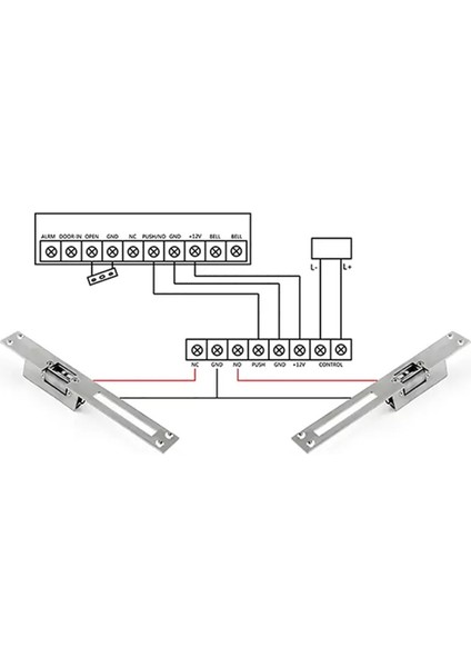 SR-550 Nc Elektrikli Basaj Kilit - Fail Safe