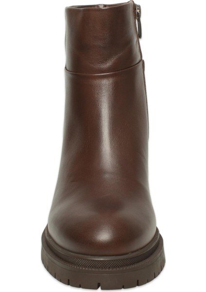 D25KB-8470 Günlük Topuklu Kahverengi Kadın Bot modelleri