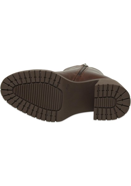 D25KB-8470 Günlük Topuklu Kahverengi Kadın Bot indirimleri
