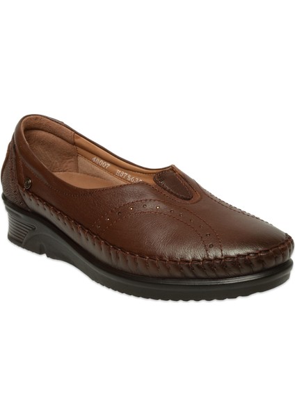 Gulis 48007 Günlük Deri Taba Kadın Ayakkabı