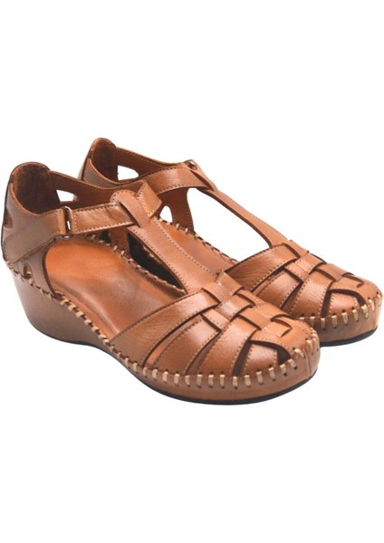 Kadın Comfort Sandalet Taba 18791382
