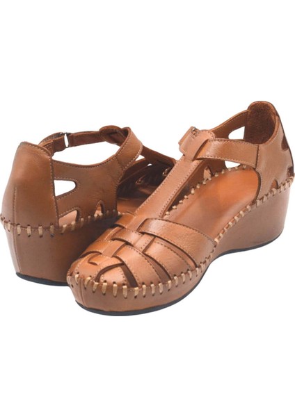 Kadın Comfort Sandalet Taba 18791382 fırsatları