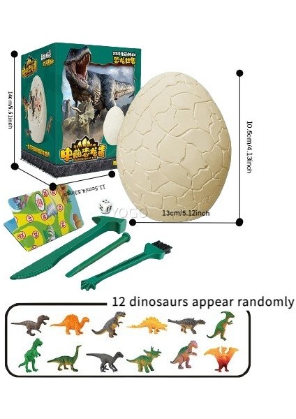 Dinozor Yumurtası Arkeolojik Eğitici Oyuncak (Yurt Dışından)