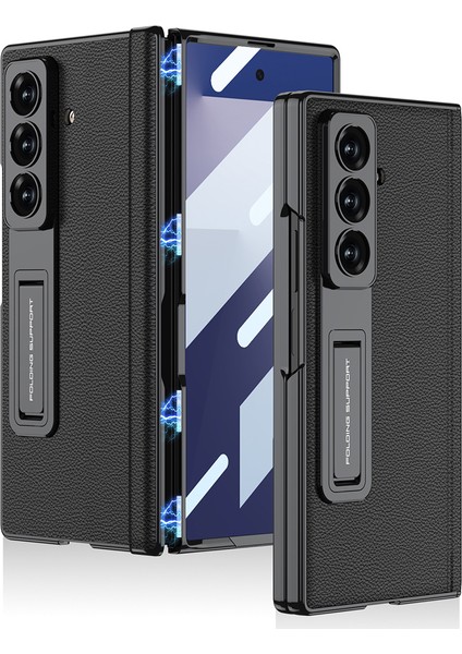 Samsung Galaxy Z Fold 7 Kılıf Deri Standlı Krusty Premium Kılıf fiyatları