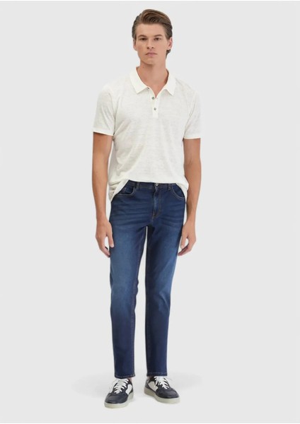 Ekru Düz Polo Yaka %100 Keten T-Shirt fiyatları