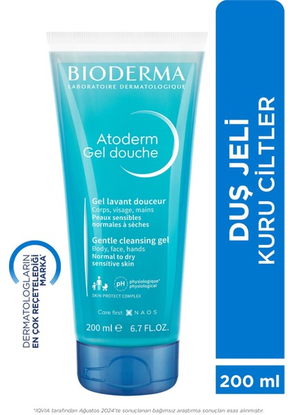 Bioderma Atoderm Shower Gel Douche Temizleyici Duş Jeli 100 ml