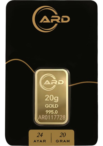 20 gr 24 Ayar Ard Gram Altın