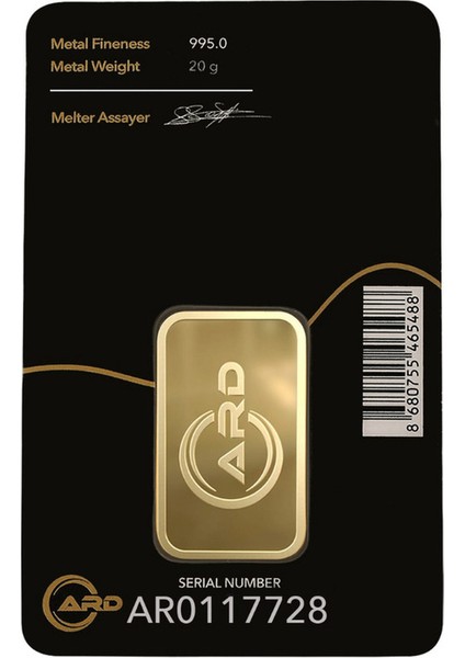 20 gr 24 Ayar Ard Gram Altın fiyatları