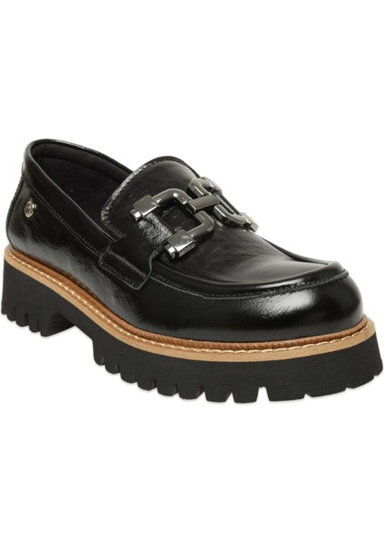 D25KA-3150 Günlük Siyah Rugan Kadın Ayakkabı