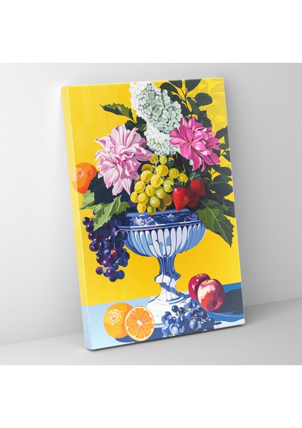 Klasik ve Popart Unsurlarını Bir Araya Getiren Kanvas Tablo - Ev Dekorasyonu Duvar Dekorasyonu ve Sanat Eseri