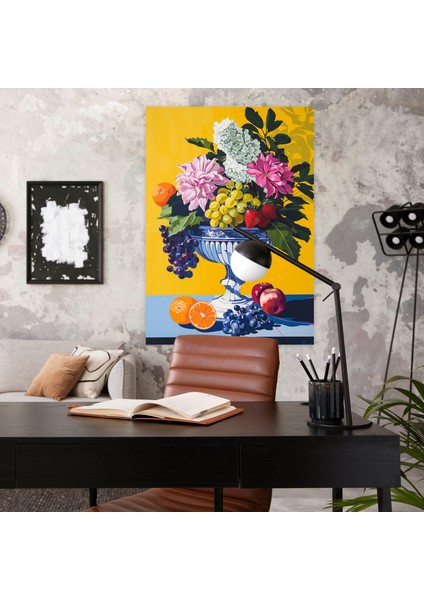 Klasik ve Popart Unsurlarını Bir Araya Getiren Kanvas Tablo - Ev Dekorasyonu Duvar Dekorasyonu ve Sanat Eseri fiyatları