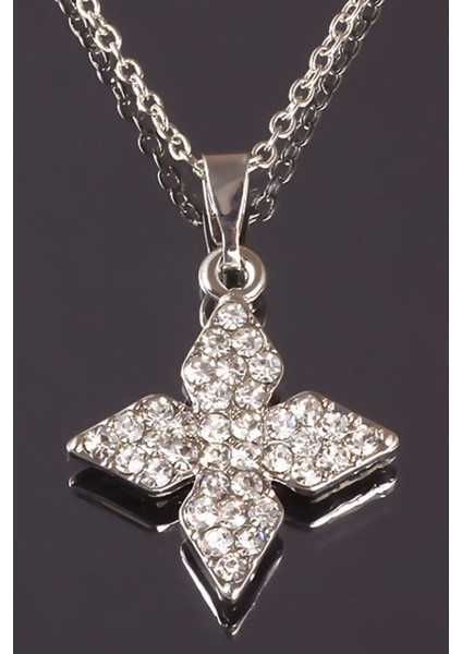 Zirkon Taşlı Yıldız Kolye modelleri