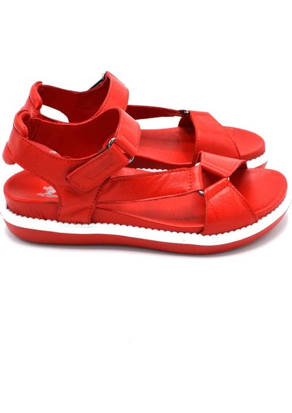 Kadın Comfort Deri Sandalet Kırmızı 202064Y fiyatları